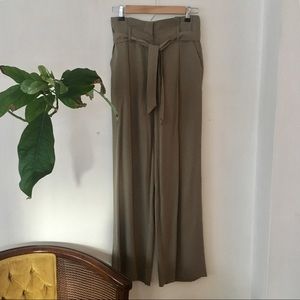 High Waisted Paperbag Waist Trouser